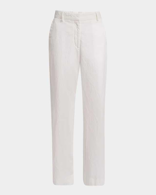 Paxy Straight-Leg Cotton Pants